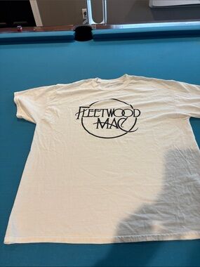 Fleetwood Mac Classic Logo Short Sleeve Tee - White